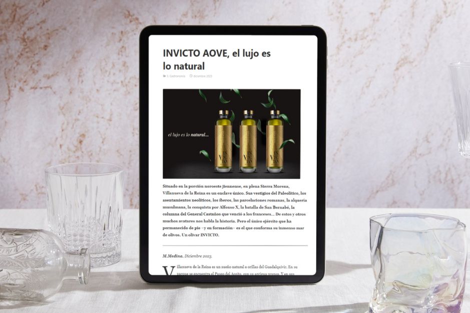 INVICTO AOVE en Gastronomía a tope