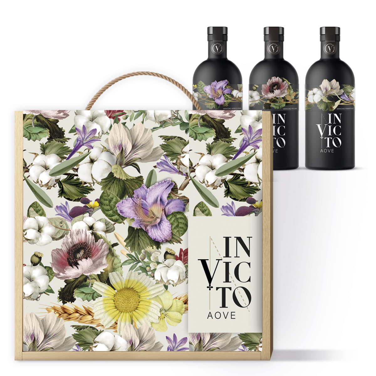 ESTUCHE DE 3 MONOVARIETALES A ELEGIR (CAJA DE MADERA)