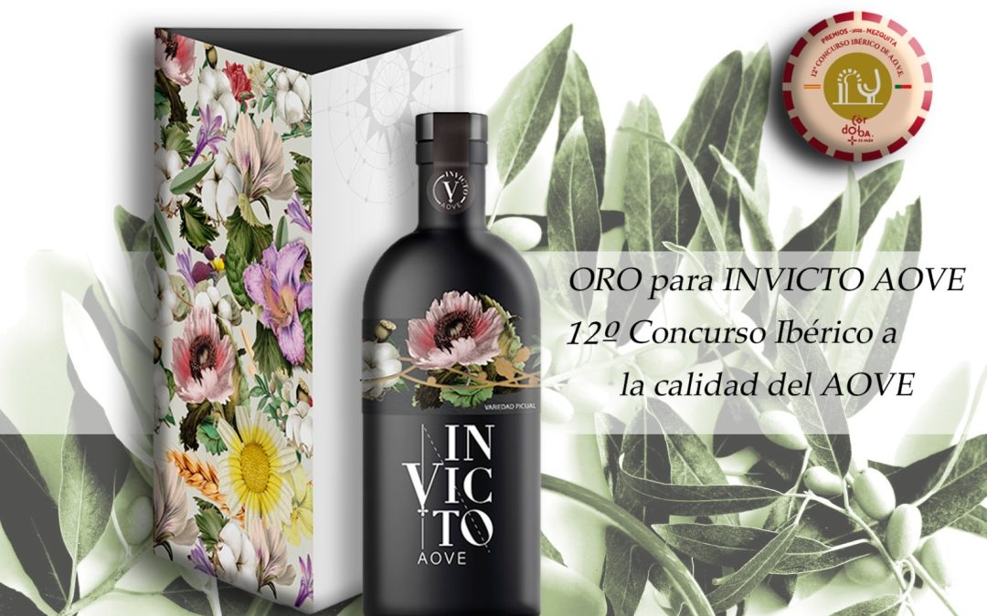INVICTO AOVE oro en la Variedad Picual en el 12° Concurso Ibérico a la Calidad del AOVE Premios Mezquita 2025