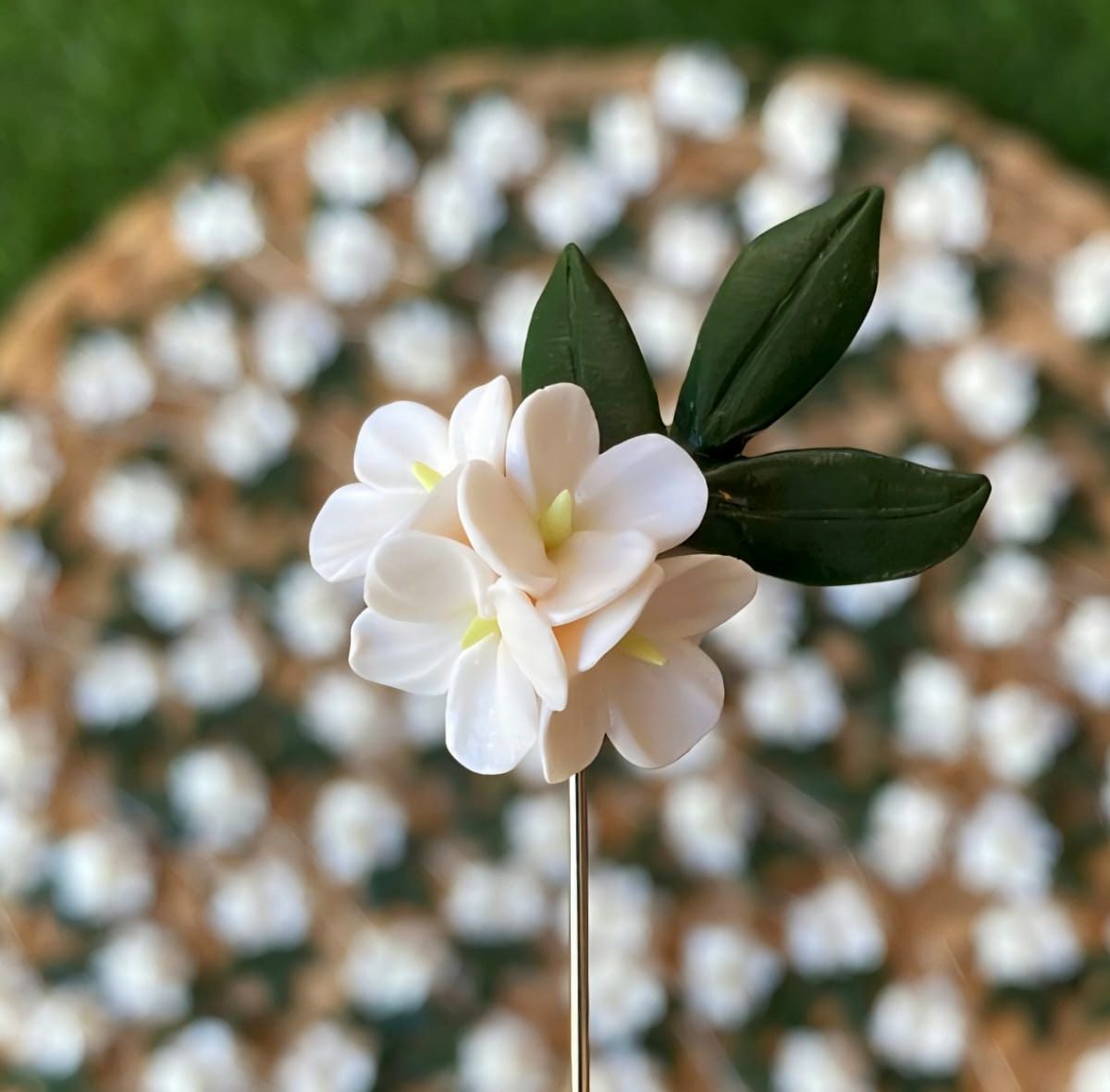 Alfiler de solapa - Flor de olivo